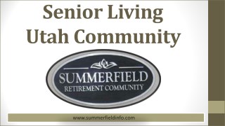Independent senior living Utah with care and peace of mind