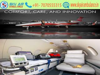 Get Sky Air Ambulance Service in Patna Anytime