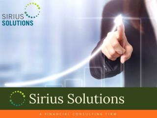 Sirius Solutions - A Financial Consulting Firm