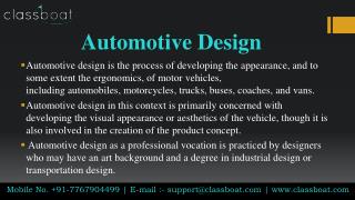 Automotive Design Courses in Pune