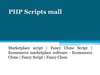 Ecommerce Clone | Fancy Script | Fancy Clone