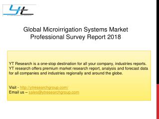 Global Microirrigation Systems Market Professional Survey Report 2018