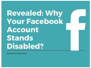 Why Facebook Account Has been Disabled all of sudden - 2018 | You Can't Miss!!!
