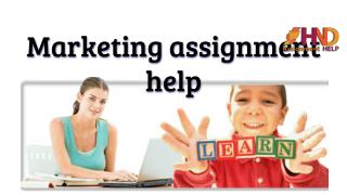 Marketing assignment help