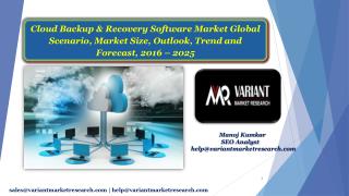 Cloud Backup & Recovery Software Market