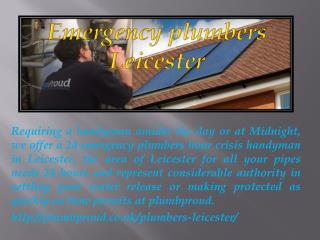 Plumbers In Northampton