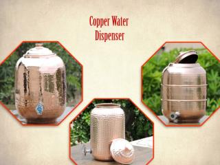 Pure Copper Water Dispenser for Ayurvedic Benefits