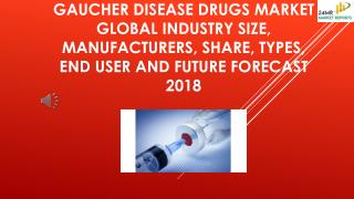 Gaucher Disease Drugs Market Global Industry Size, Manufacturers, Share, Types, End User and Future Forecast 2018