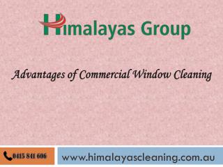 Advantages of Commercial Window Cleaning