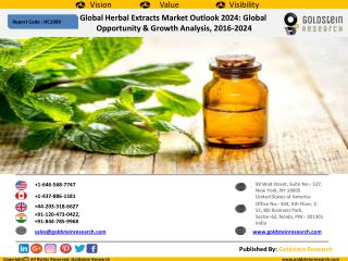 Global Herbal Extracts Market