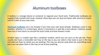 How To Choose a Your Next Toolbox?