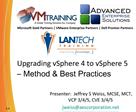 Upgrading vSphere 4 to vSphere 5 Method Best Practices