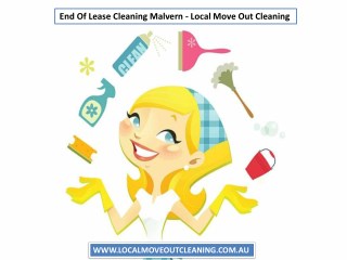 End Of Lease Cleaning Malvern - Local Move Out Cleaning