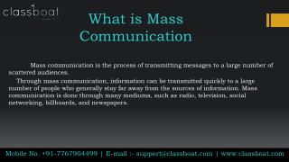 Best mass communication colleges in pune