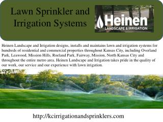 Lawn Sprinkler and Irrigation Systems