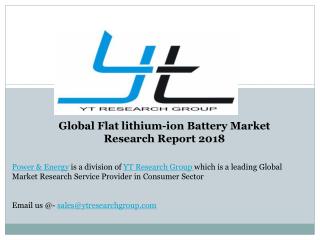 Global Flat lithium-ion Battery Market Research Report 2018