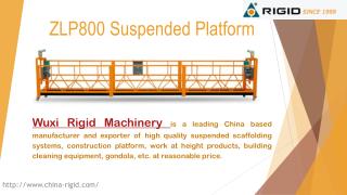 ZLP800 suspended platform