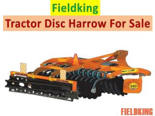 Fieldking-Tandem Disc Harrow