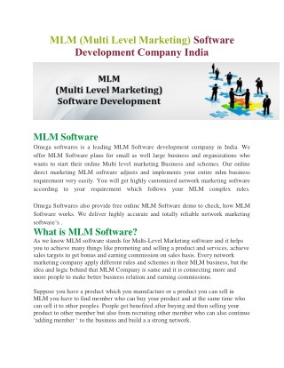 MLM Softwares