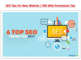 DM Web Promotions Tips