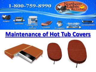 Maintenance of Hot Tub Covers