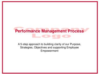 Performance Management Process