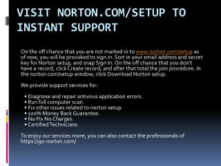 Â Install Norton Setup | norton.com/setup