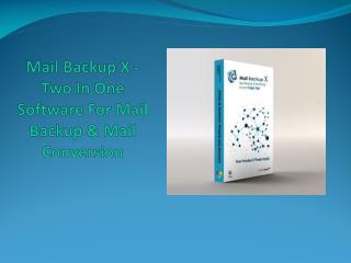 Install Mail Backup X to Mac Mail Backup