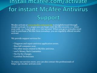 Mcafee Activate | Mcafee retail card