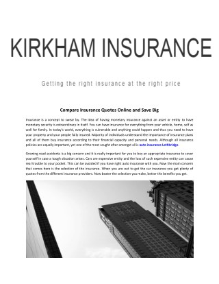 Kirkham Insurance