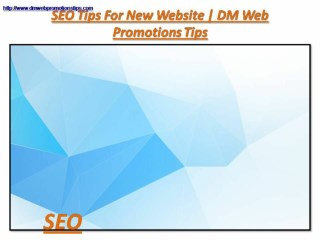Launching Your New Website Promotion in 2018 | DM Web Promotions Tips
