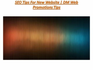 DM Web Promotions Tips