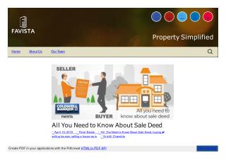 buying and selling property