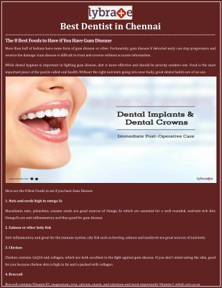 Best Dentist in Chennai - Lybrate