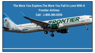 Frontier Airlines Booking Number