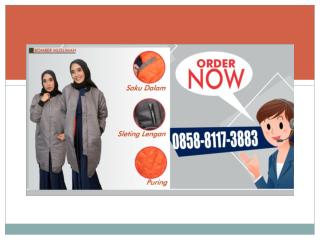 0858-8117-3883 | Pesan Jaket Muslimah Siap Kirim Ke Telukjambe Barat Kabupaten Karawang