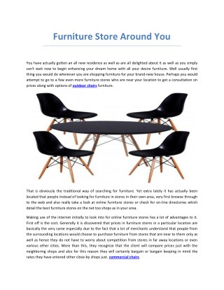 Online shopping for designer furniture in brisbane