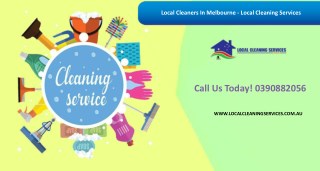 Local Cleaners In Melbourne - Local Cleaning Services