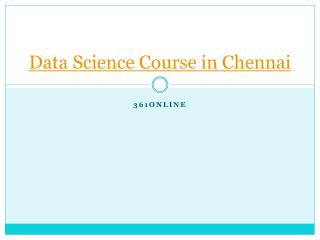 Data science course in chennai