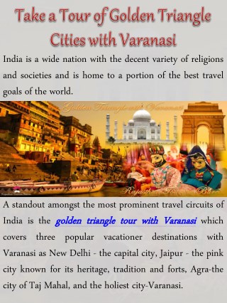 Take a Tour of Golden Triangle Cities with Varanasi