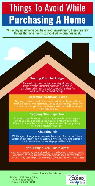 Things To Avoid While Purchasing A Home