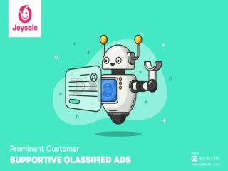 Prominent Customer Supportive Classified Ads