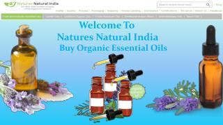 Buy Organic Essential Oils in India at Natures Natural India