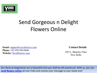 Send Gorgeous n Delight Flowers Online
