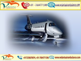 Vedanta Air Ambulance from Kolkata to Delhi, at an Economical Price