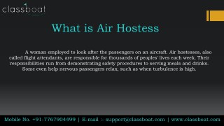 Top air hostess training institute in pune