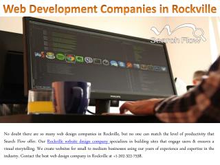 Web Development Companies in Rockville