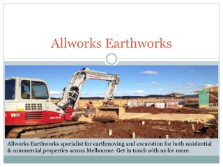 Specialist for Earthmoving and Excavation