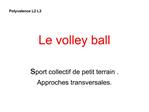 Le volley ball