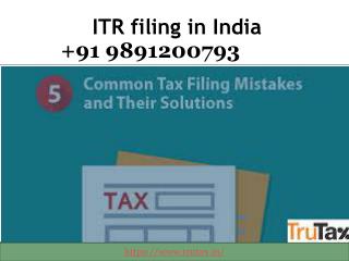 How to ITR e-filing in India 91 9891200793?